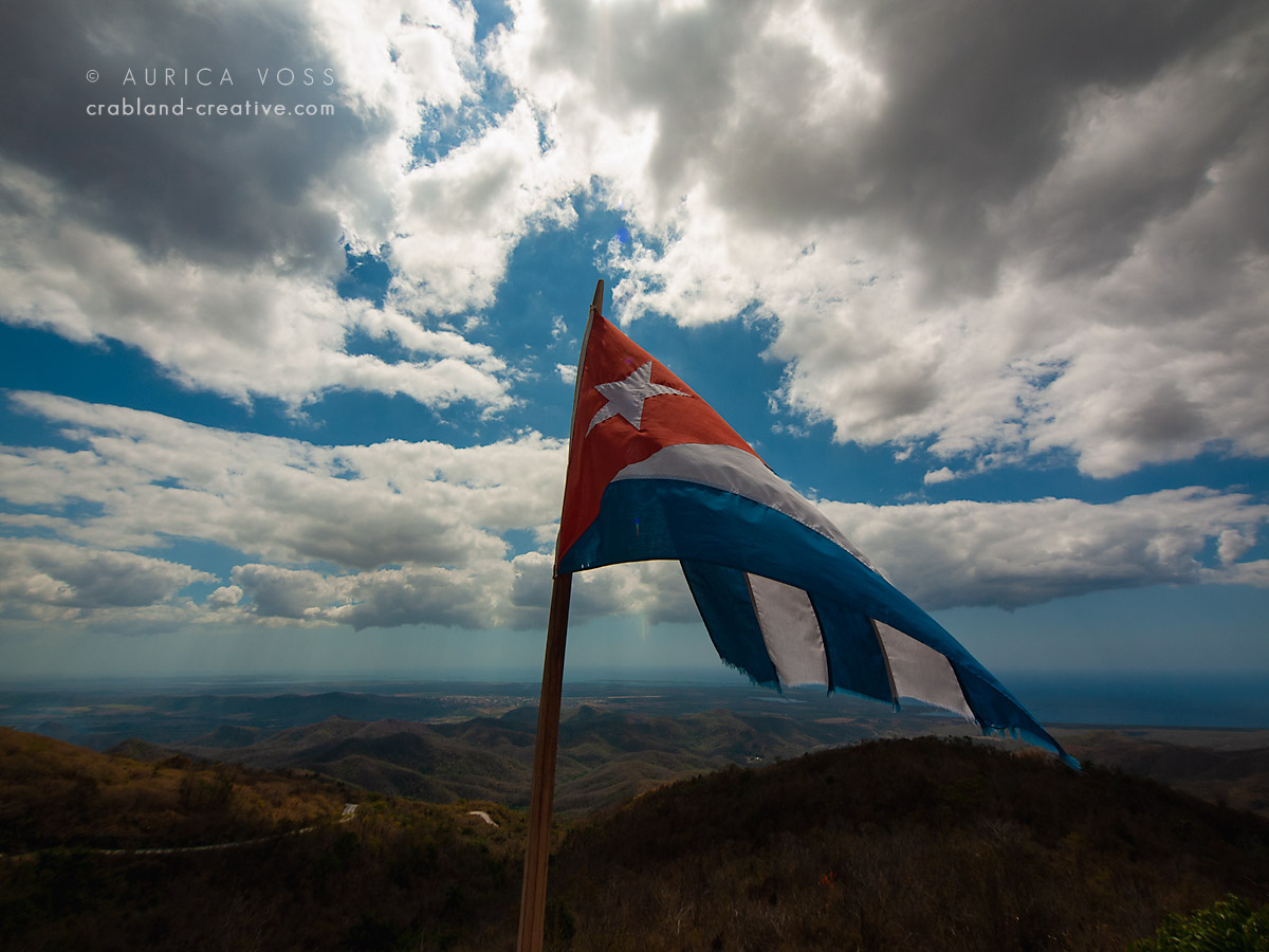 Kubanische Flagge - Karibik - Fotokunst kaufen