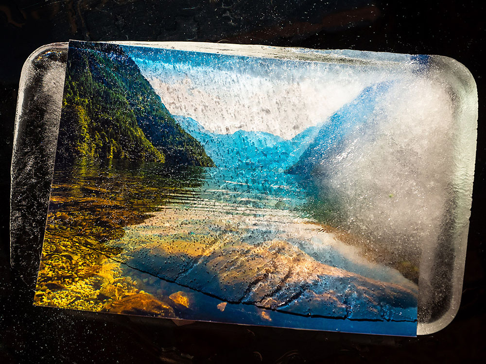Fotoserie "Eiszeit" - Motive in Eis gefroren