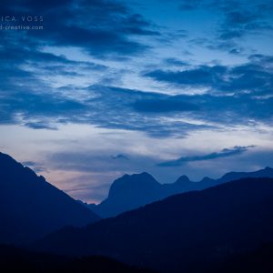 Schönau am Königssee - Alpen in der blauen Stunde