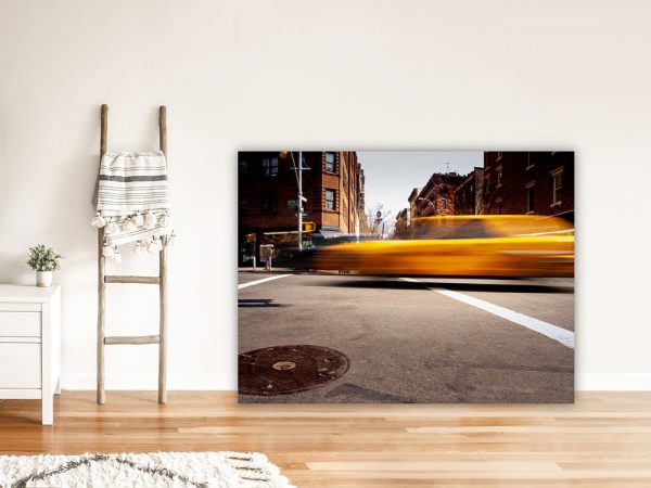 Wandbild Taxi in New York - Fotokunst kaufen - Fine Art Fotografie New York