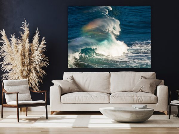 Hochwertige Fotokunst - Wandbild Teneriffa, Atlantik-Wellen